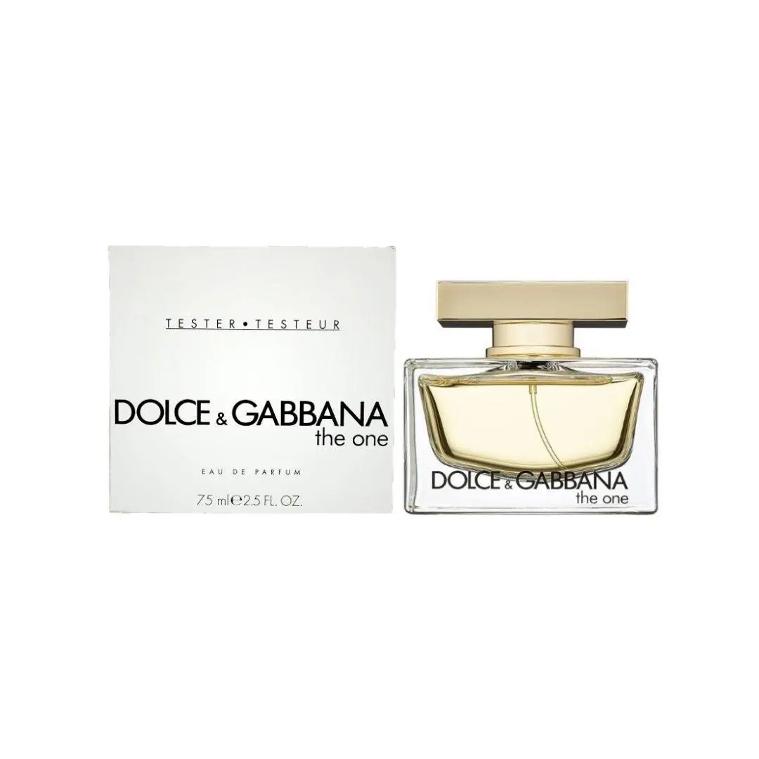 Dolce & Gabbana The One Eau de Parfum Tester for Women, 2.5 fl oz - Warm, Floral, Long-Lasting Fragrance for Women
