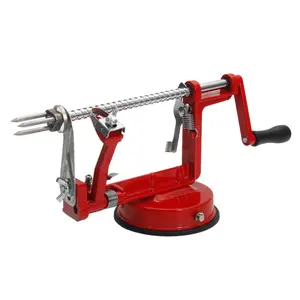 3-in-1 Stainless Steel Hand-Cranking Peeler with Adjustable Blades - Powerful Kitchen Utensil for Fruit Peeling, Cutting
