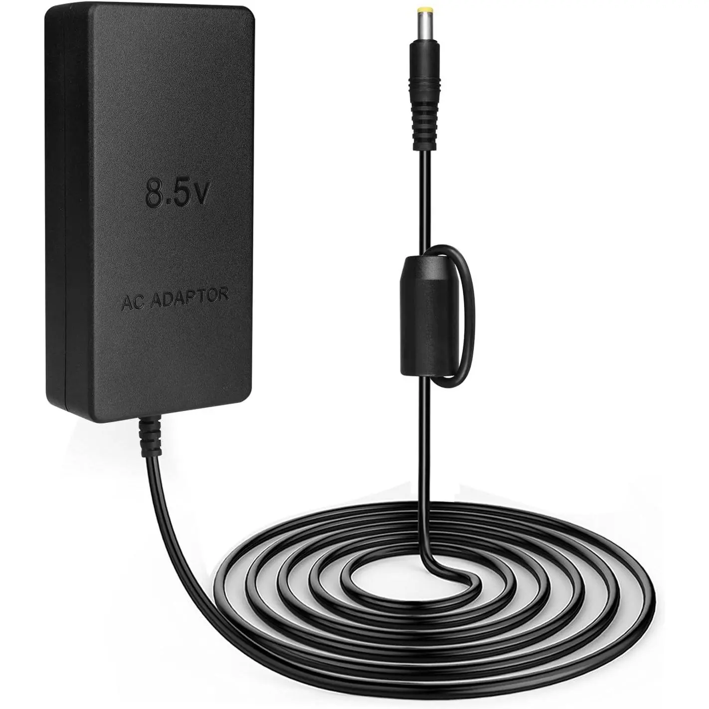 PS2 Slim Power Cord Adapter - Replacement AC Charger Cable Accessories for PlayStation 2 Slim - Spare PlayStation 2 Power Cord 7000 9000 Series Gaming Console (Black)