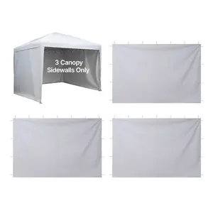 VEVOR Canopy Sidewalls, Fit for 10x 10 ft Pop Up Canopy Tent, Tent Side Walls with Waterproof and Sunlight Protection Layer for Outdoor Event Tents, Vendor Booths, Camping (4 Sidewalls Only, White)VEVOR Super Brand Day