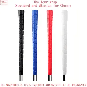 Golf Grip Golf Club Grip The Tour Wrap High-Tack Rubber Girp - Durable Rubber Grip for Golf Clubs Performance Secured Hold