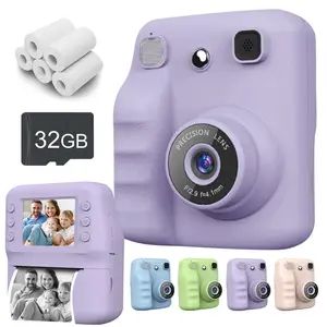 Portable Kids Instant Print, Support Selfies & Video Record, Full HD, Capture Moments, Unisex, Ideal Gift for Creative Fun, Shoot Cameras