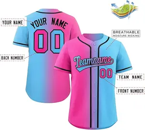 Custom Baseball Jersey Stitched Personalized Baseball Shirts Sports Uniform for Men Women Boy
