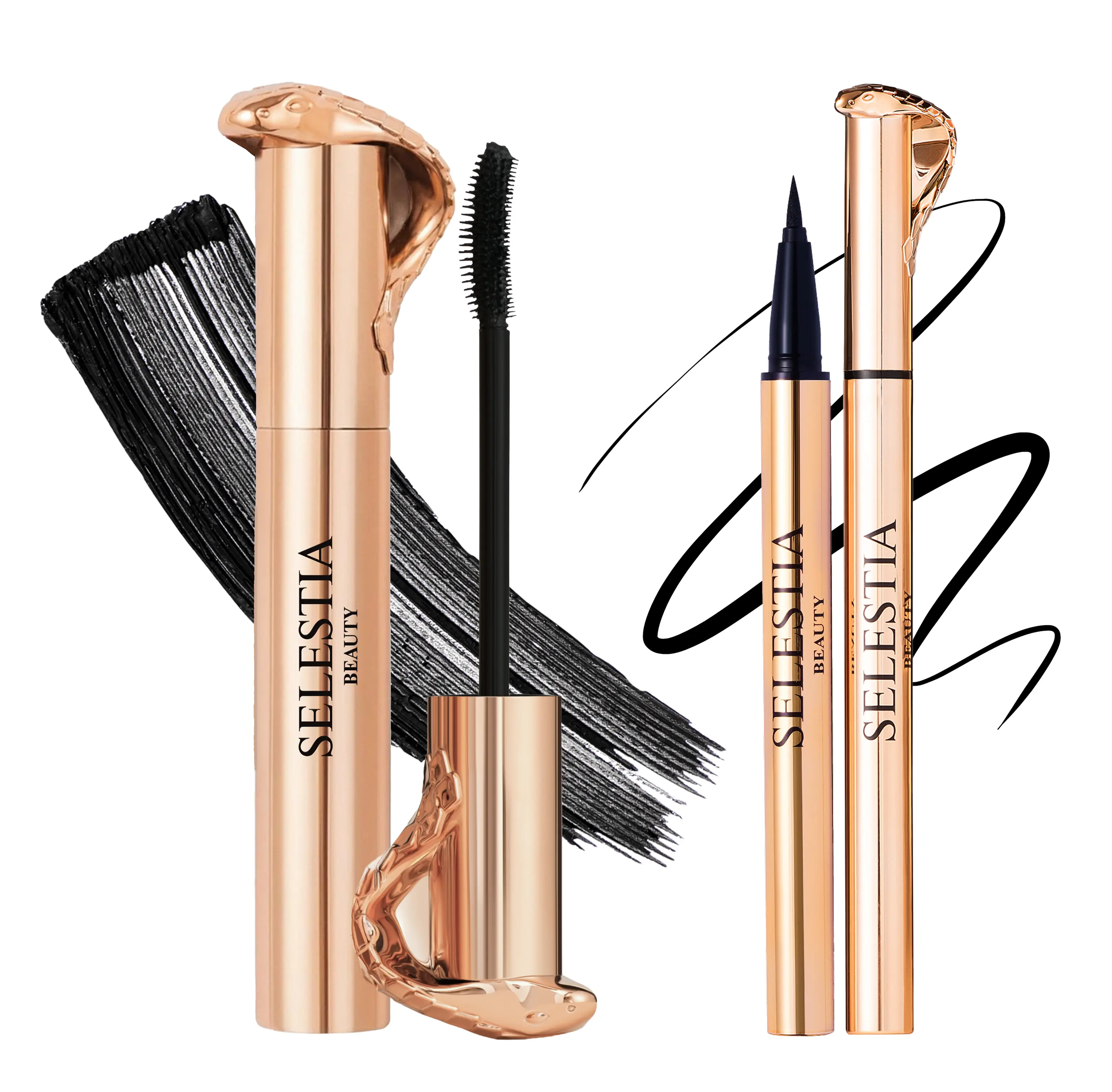 Exclusive TikTok Bundle SELESTIA BEAUTY Queen Cobra Eyeliner & Mascara