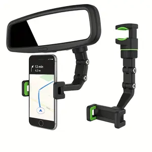 [Adjustable Phone Holder] Adjustable 360° Rotation Phone Holder|& Guitar Stand, L-Shaped Design with Secure Grip, Durable Plastic Construction for Hands-Free Viewing& Music Playback, Vehicle Accessory, Car Phone Holders, Sleek Appearance, Sturdy Build