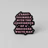 Letter Design Brooch for Summer, Fashion Casual Clip Type Alloy Accessories for Daily Holiday, Daily Clothing Decor, Trendy All-match & Exquisite Brooch for Birthday Gift, Enamel Metal Double Pin, Badge, Pinbadges, Brooch Pins