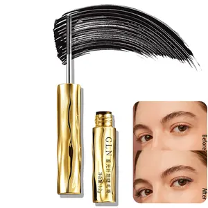GLN Volumizing & Lengthening Black  beauty mascara Nourishing Waterproof Curl Primer for Perfect Panoramic Lashes Zero Smudging 2-in-1 Long-Lasting Tubular Mascara Premium Gift Set, Sport & Long-Wear Formula