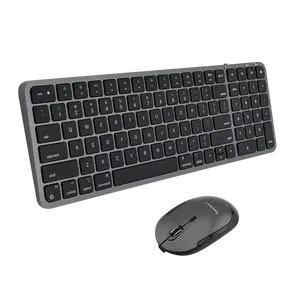 Compact Bluetooth Keyboard and Mouse Combo for Mac - Space Black