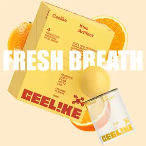 CEELIKE Probiotic Orange Oral Spray 20ml for Long-Lasting Freshness & Oral Care Sugar-Free