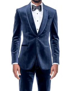 Brian Navy Velvet Tuxedo