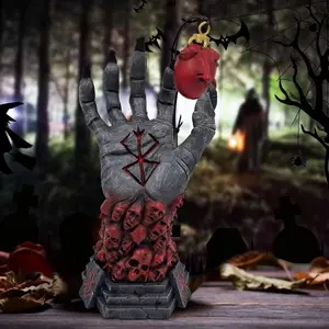 New Halloween Berserk Hand of God Resin Craft Home Decor Decorative Ornaments, Unique Gothic Spooky Style Collectible Figurine, Perfect Gift for Fans & Collectors