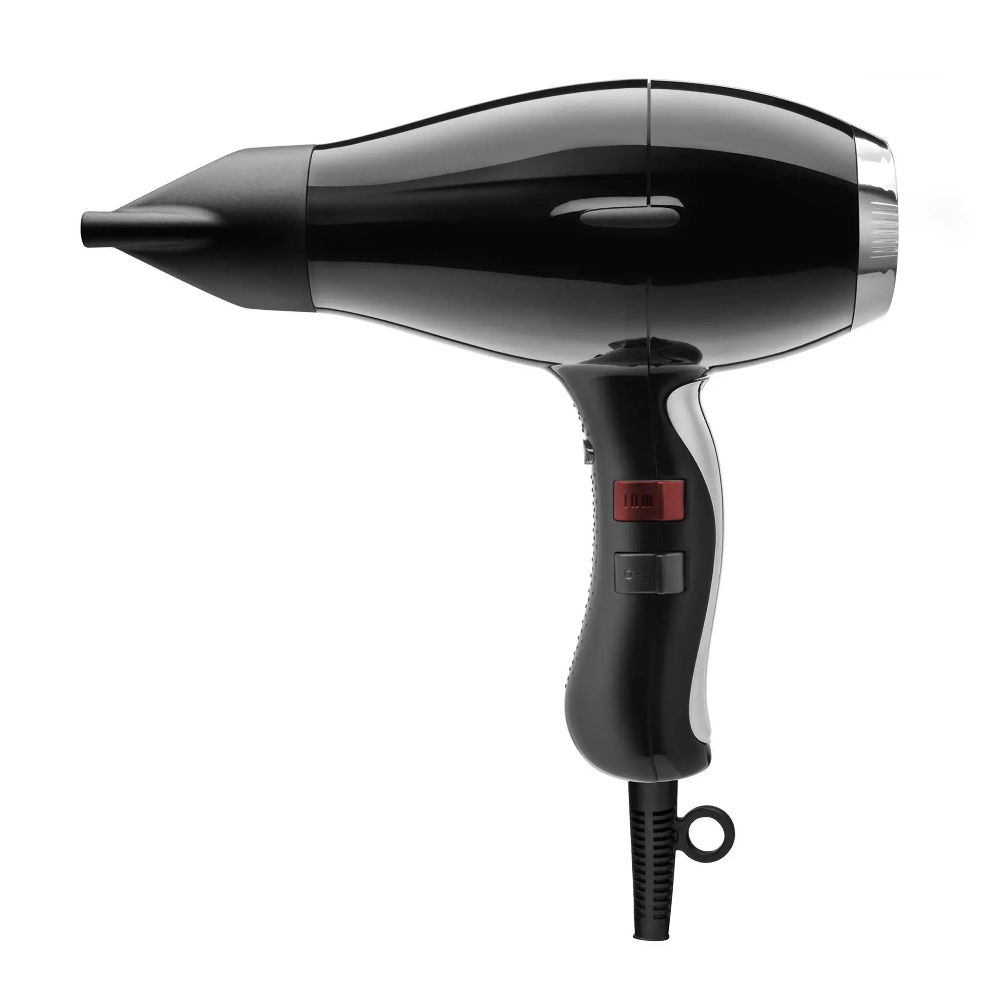 Elchim 3900 Healthy Ionic Hair Dryer, Professional Ceramic Blow Dryer for Hydrating Fast Drying, 2400W Lightweight, Black & Silver, Hairdryer, Lightweight Hair Dryer