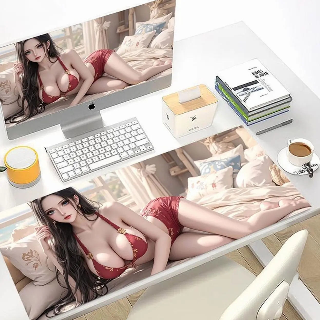 Hd mouse pad,Anime Mouse pad,Custom Image Mousepad, Customized Picture Desk Pad, Custom Leather Desk Accessory, Unique Custom Gift