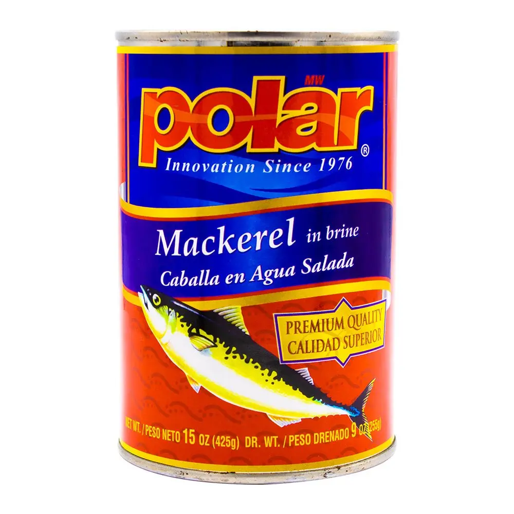 Mackerel in Brine - 15 oz - Multiple Pack Sizes