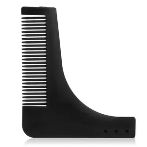 1pc Hair Styling Template Comb, Beard Brush Grooming Tool, Finishing Comb for Men, Single Item, No Heatless Stylers Needed