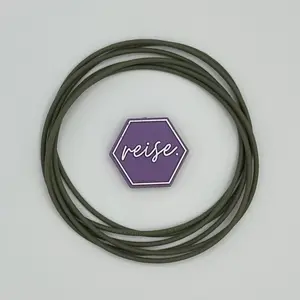 "Battledress" / Silicone Stacking Bracelets / Solid Color Stack