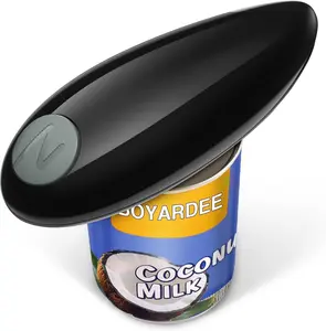 One Touch Battery Operated Electric Can Opener Fits Almost Size Can With Smooth Edge, Hands Free Electric Can Openers for Kitchen, Kitchen Gadgets Automatic Can Opener for Seniors, Arthritis