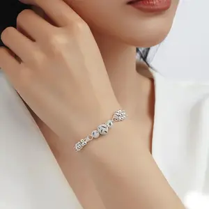 Exquisite S925 Sterling Silver Multi-Layer Frosted Beads Charm Bracelet – Hypoallergenic, Durable, Nickel-Free, Perfect for Everyday Wear