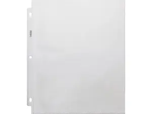 Business Source Sheet Protectors Top Load 3.2 mil 11"x8-1/2" 100/BX Clear 74550