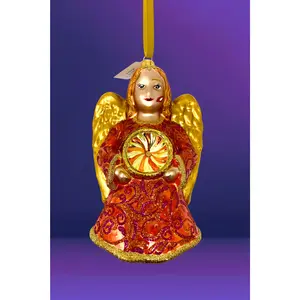 Amore Angel Glass Ornament