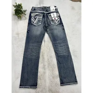 Leo Men's Medium Wash Straight leg  Jeans