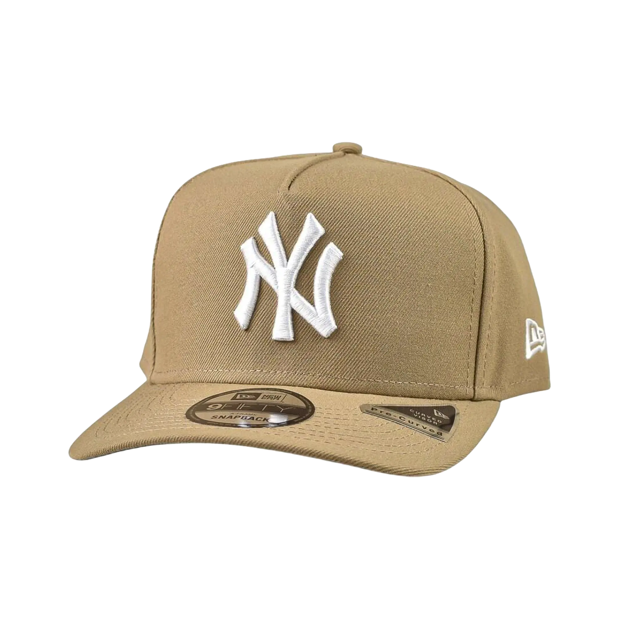 9FIFTY A-Frame New York Yankees Snapback Hat "Khaki / White" NE1246