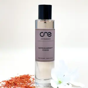 Saffron Serenity Fusion Body Splash by CN1 Fragrance 100ml, Unisex