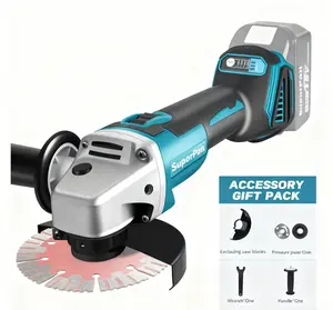 Superpan 125mm Brushless Cordless Angle Grinder - Ergonomic Polishing & Cutting Machine, Compatible with Makita 18V Battery