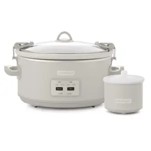 Crockpot 7-Quart Cook & Carry Slow Cooker, Mushroom, 1 Ct Crockpot 7-Quart Cook & Carry Slow Cooker, Mushroom, 1 Ct
