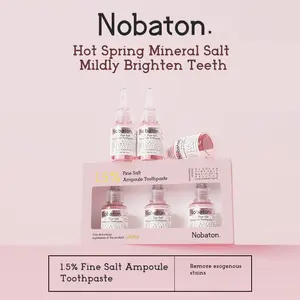 Nobaton Sensitive Repair Toothpaste 1.5% Mineral Salt – Peroxide-Free Whitening, Enamel Repair Support, Relief for Sensitive Teeth (Cold & Sweet), Low-Foam, 24h Fresh Breath