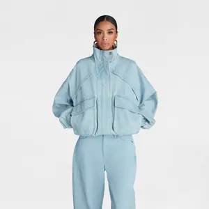 KBB by KAHLANA Women's 'The Denim Bomber Jacket'