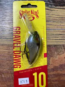 Strike King Gravel Dog 10 - Ghost Herring