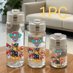 Paw Patrol Water Bottle Plastic Tea Infuser Heat Resistant Anti-Drop Simple Summer Portable Cup, Travel Water Bottle, Durable Leak-Proof Design, Leak Proof Drinkware, Leak Proof Water Bottles