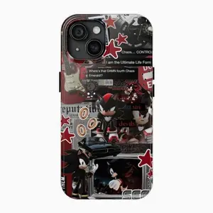 Shadow Collage The Hedgehog Phone Case, Cartoon Protection Phone Case, Accessory Durable, Birthday Gift