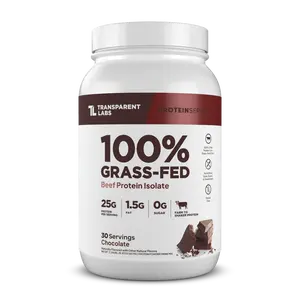 Transparent Labs Grass-Fed Beef Protein Isolate — Dairy-Free 25g Protein Powder