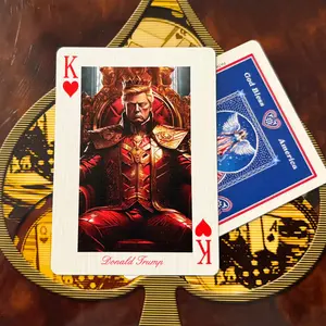 Freedom Fighter Tribute Professional gradePoker Cards - Unique Playing Cards for Patriots - #MAGA, Made family game  night