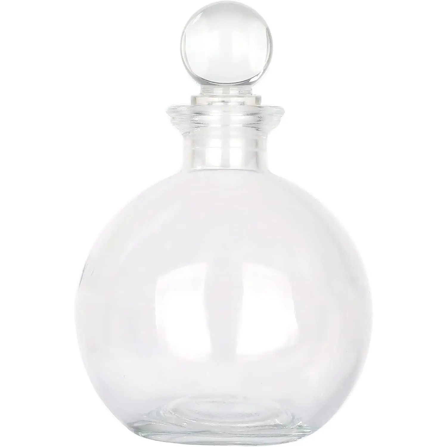 Magic Season Decorative Glass Bottle - 9 fl oz. Potion Bottle (1 Set w/Glass Stopper)
