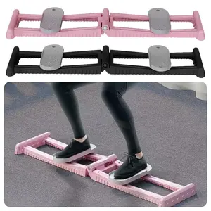 Portable Inner Thigh Slimming Machine - Adjustable Leg Clamp Exerciser for Home Gym Workouts, Sports Training and Body Shaping, Ski Leg Shape Design, Compact and Foldable