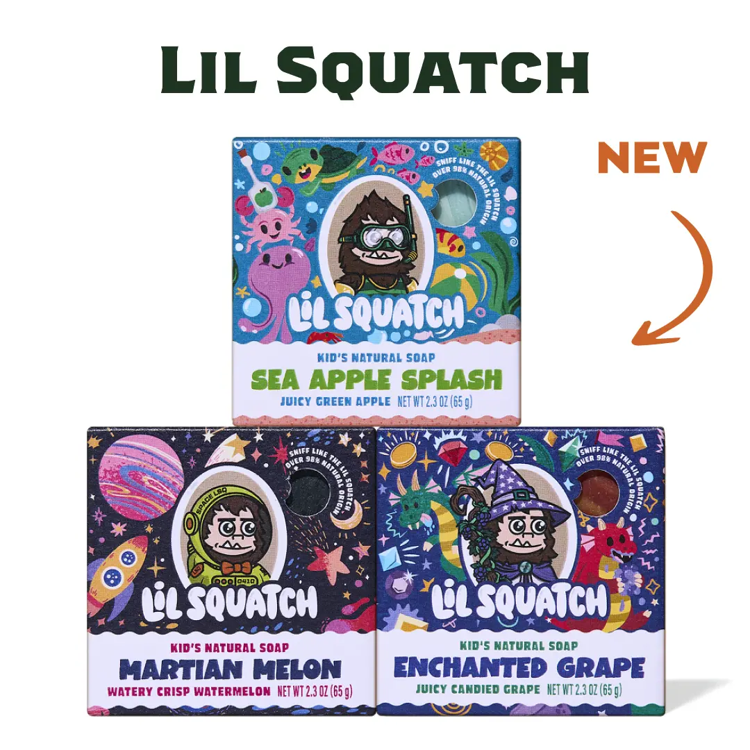 Lil Squatch Kid's Natural Bar Soap