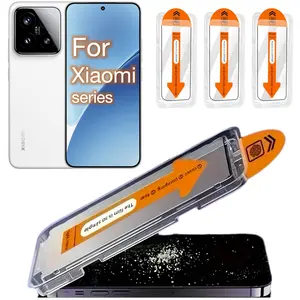 3 Pack for Xiaomi 15 14 13 12T 11i 10T 9T 9X CC9 8 Models, Ultra HD 9h Hardness, Bubble-Free Easy Install, Auto Alignment Technology Tempered Glass Screen Protector