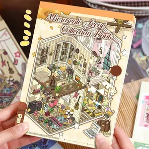 Modern Art Building Series Fantasy House Theme Sticker Book, Fantasy House Stickers, Scrapbooking, 29 Sheets Per Book, Perfect Birthday Festival Gift