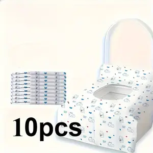 10pcs/20pcs Extra Large Toilet Seat Covers, Toilet Seat Protectors, Hygiene Protection, Ideal for Hotels, Public Restrooms, Travel, Portable Bathroom Essentials