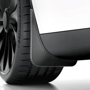 Tesla 2025 Model Y Juniper Mud Flaps - All-Weather Protection, No-Drill Installation, Durable TPE & PP Material, 4-Piece Set for 2025-2026 Tesla Model Y Car Accessories Automotive