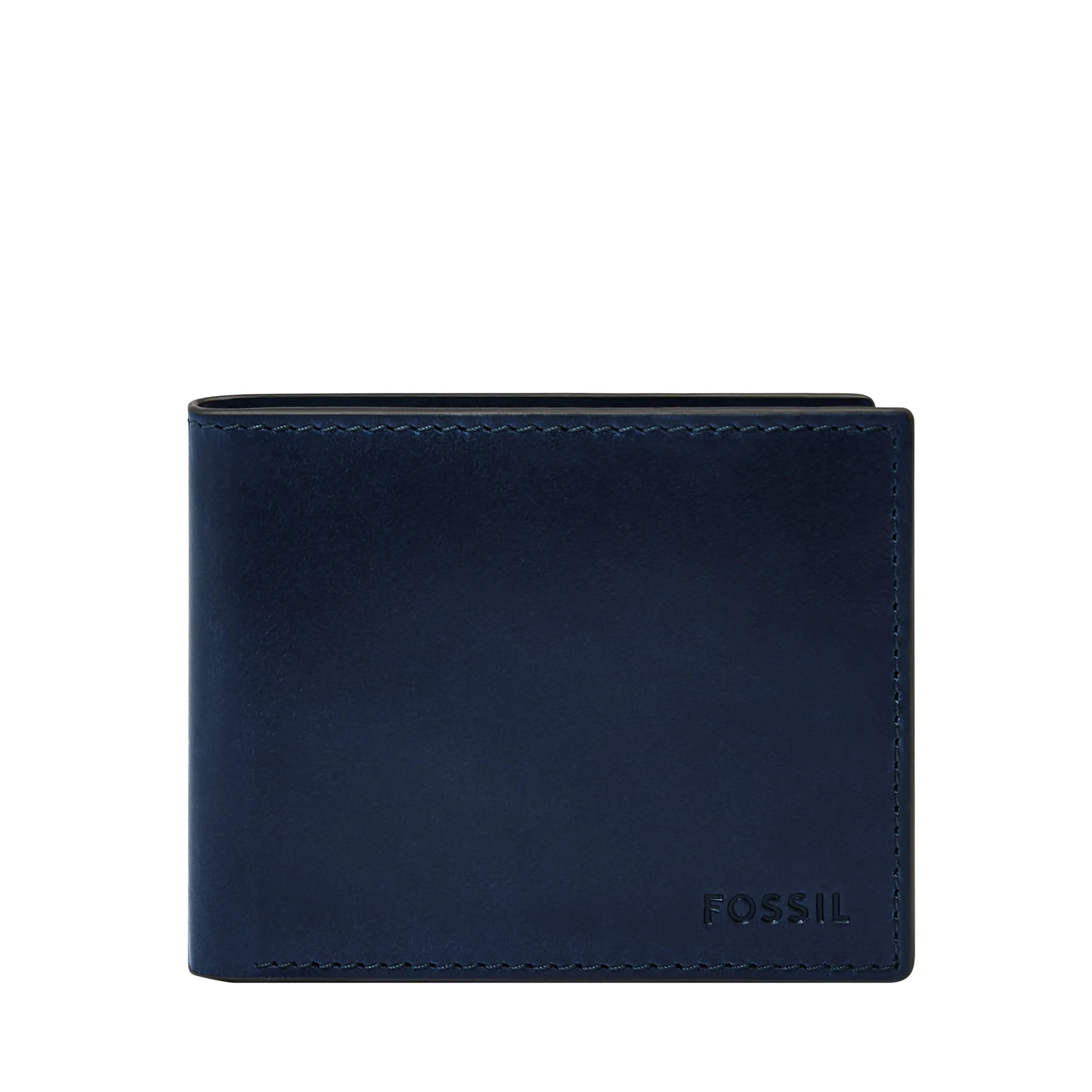 Fossil Men's Derrick RFID Leather Bifold with Flip ID