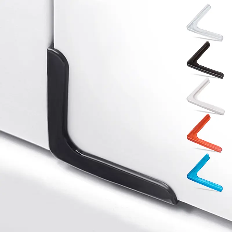 4Pcs Silicone Bumper Crash Scratch Protector Car Door Corner Cover Universal Auto Door Anti-Collision Protector for Car