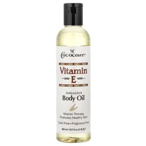 Cococare Vitamin E Antioxidant Body Oil, Fragrance Free, 8.5 fl oz (250 ml)