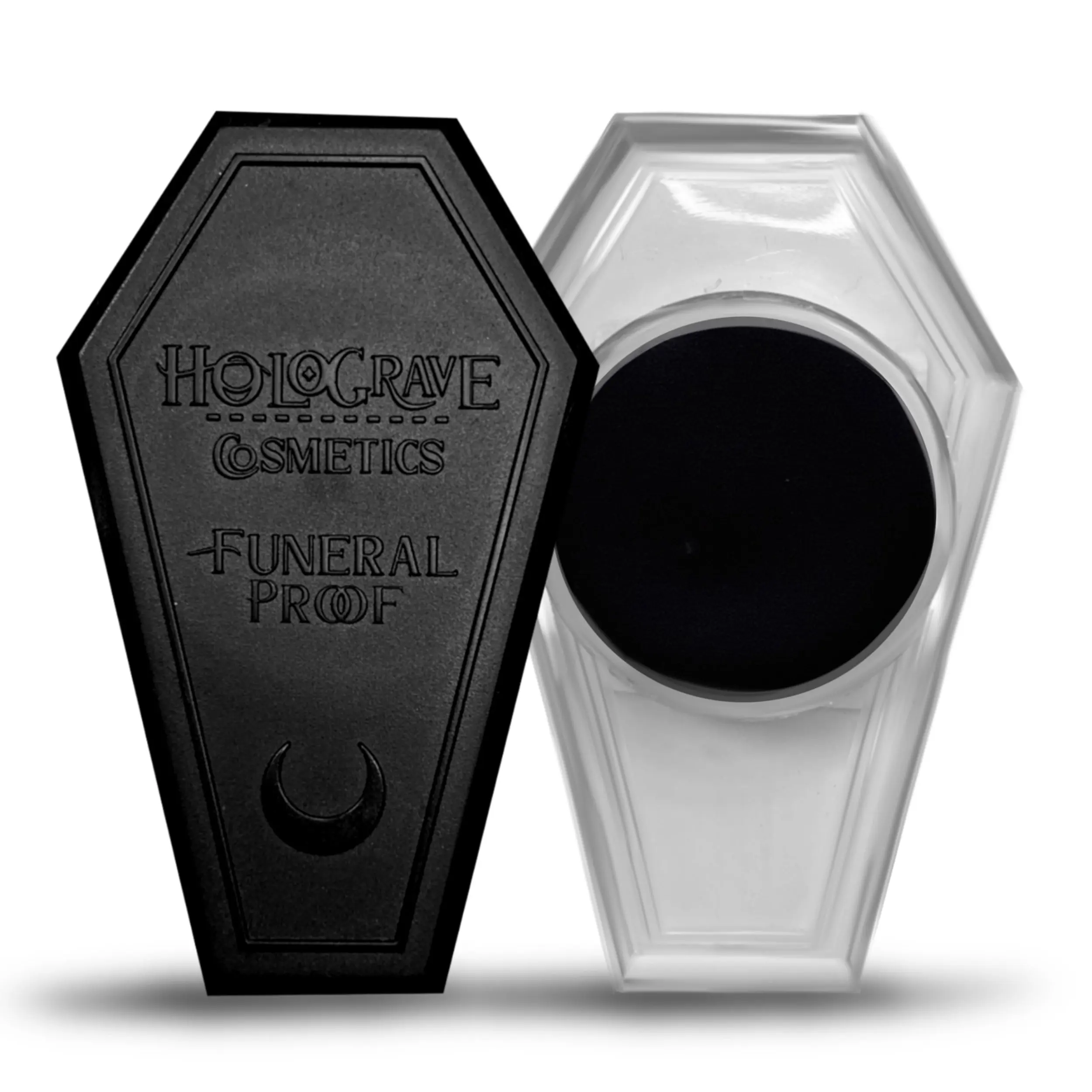 Funeral Proof Waterproof Gel Eyeliner and Brow Pomade | Coffin Jar | Smudge Proof & Long Lasting | Creamy Pigmented Formula | Vegan, Cruelty-Free, and Talc Free | 30+ Shades | Indie Makeup