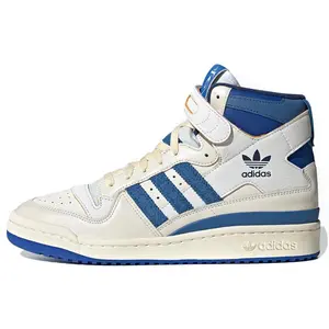 Adidas Originals x Marvel FORUM 84 High-Top Sneakers for Men and Women with Durable Lightweight Design in White and Blue