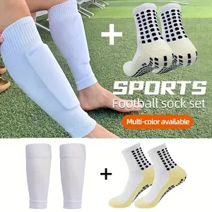 Lpxpass 2/4/6/8 Counts of Men's Crew Athletic Socks, Non-Slip Comfortable Sports Socks For Men Basketball Football Outdoor Training Running