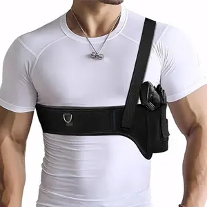Deep Concealment Shoulder Holster, UniversalUnderarm Gun Holster for Men and Women, FitsSubcompact and Compact Pistols for S&WBodyguard, M&P Shield 9mm, Glock 19 26 42 43,Ruger LCP, LC9, Sig P365